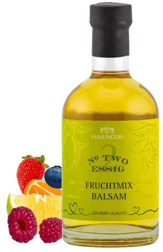 Hallingers Gourmet-Essig für Salate und zum Verfeinern von Getränken & Speisen - Essigzubereitung - Made in Germany