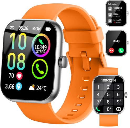 Jugeman Smartwatch Orologio Uomo Donna Chiamate Bluetooth Orologio