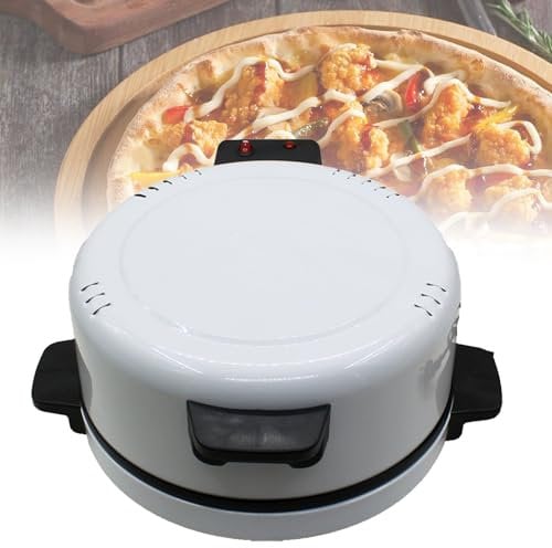 Electric Pizza Oven, 2000W Pizza Maker with Non-stick Coating, Indicator Light Display, 30CM Pancake Maker, Countertop Pizza Oven for Steak, Bread, Bagels - Perfect for Home and Kitchen Use