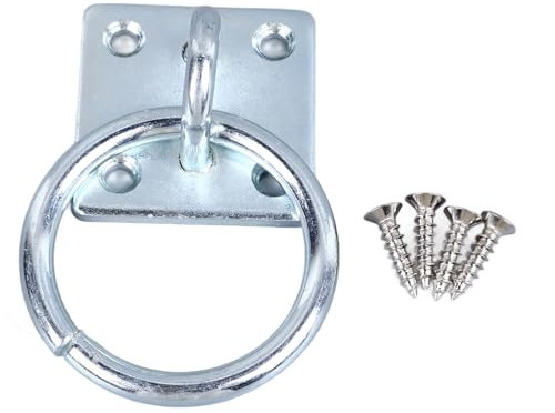 Aoveew Tie Ring Plate Premium Horse Hitching Ring for Stall Barn Supplies Safe Horse Tie Ring