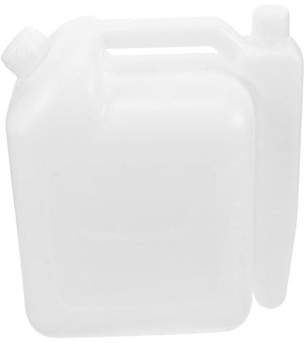 CAXUSD Mixing Oil Pot Engine Oil Tank Petrol Cans Bottle Automotive Pumps Garden Chainsaw Bottle Portable Mix Tank Engine Flow Petrol Can Spout Gas Pump Dispenser White Plastic