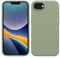 kwmobile Carcasa Compatible con Apple iPhone 16e Funda - Case TPU y Silicona antigolpes - Apto Carga inalámbrica - Gris Verdoso