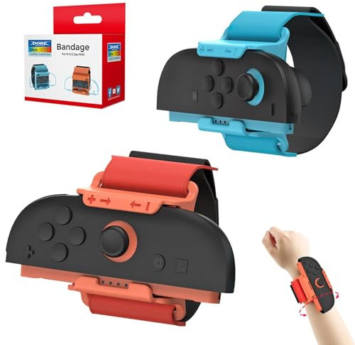Semaiki 2 Stück Armband Kompatibel mit Switch 2 Joy Con Controller,Armbänder Controller Griff für Just Dance 2025