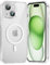 Coiwxmoi Cover Magnetica per Apple iPhone 15 Plus,Compatibile con Magsafe,SottileMorbido Silicone TPU +Hard PC Custodia Antiurto Anti-Graffio Protettiva Cover per iPhone 15 Plus 6.7,Trasparente