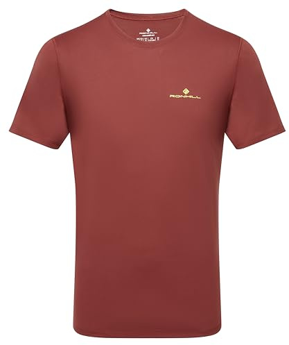 Ronhill Running, Men's Core S/S Tee, Chestnut/Acid, M
