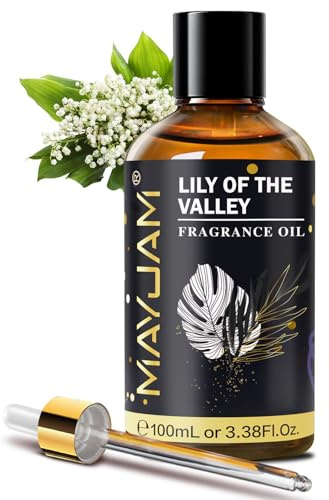MAYJAM Maiglöckchen Duftöl 100ML für ätherische Öle Diffusor | Maiglöckchenö für Luftbefeuchter, DIY, Aromatherapie, Haus, Ölbrenner