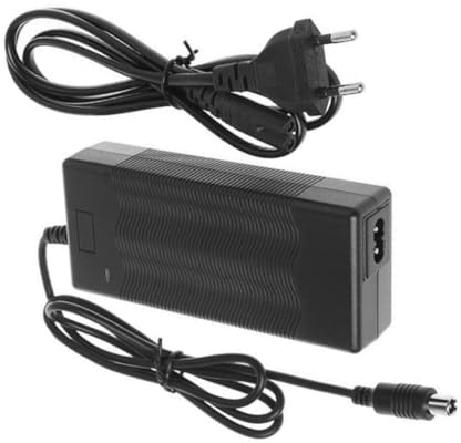 Baluue Elektroroller Ladegerät Kompatibel mit Xiaomi Eingang Lithium ionen Akku Adapter Schnellladefunktion Überlast Kurzschlussschutz Kompakt und Leicht Schwarz