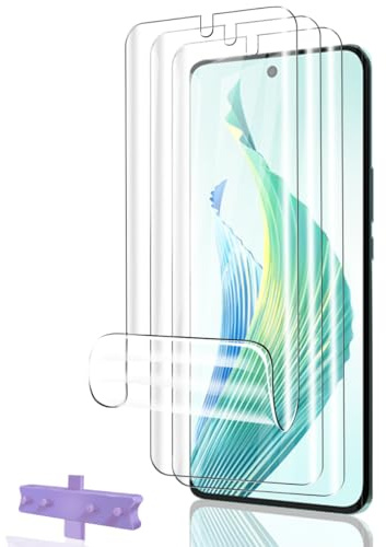 Phlleyaa Protection Décran Pour Honor Magic 6 Lite Film Flexible TPU 3 Pièces,Transparent HD, sans Bulles, Anti-Rayures, Facile à Installer Protection Pour Honor Magic 6 Lite Verre Trempé