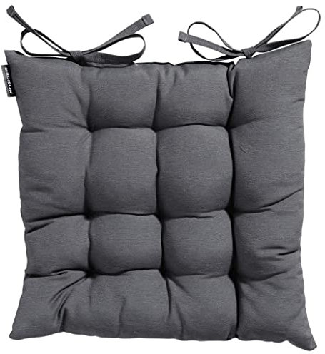 Madison 7TOSCB239 Auflage Panama für Toscana, 75% Baumwolle 25% Polyester, 46 x 46 cm, grau