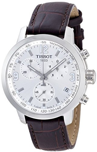 Tissot T0554171603700 T-sport Prc 200 Men's Brown Chronograph Watch