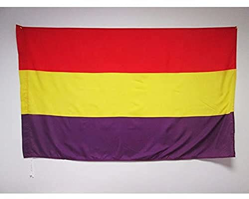 AZ FLAG Bandera ESPAÑA Republicana SIN Escudo 150x90cm para Palo - Bandera DE LA Republica ESPAÑOLA 90 x 150 cm