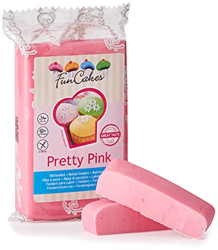 FunCakes Fondant -Pretty rosa, 1er Pack (250 g)