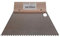 Fugodicht Leim Klebstoff Zahnspachtel Bodenleger Normalstahl B3 3.4x3.6mm gezahnt 180mm