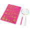 Paper Quilling DIY Craft Kit Vorlage Board + Pinzette + Pins + Schlitz Pen Quilling Werkzeug-Set rosarot