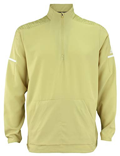 adidas Herren Climawarm Team Issue 1/4 Reißverschluss, Sand/Weiß, Größe XS, Sandfarben / Weiß, X-Small
