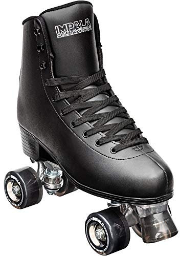 Impala Damen Rollschuhe Rollerskates Schnürung, Damen, schwarz, Size