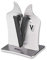 Vulkanus Unisex – Erwachsene Messerschärfer Professional G2 Schärfgerät, silber, One Size