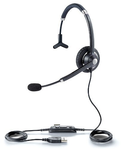 Jabra UC Voice 750 MS Mono Dark Headset (Renewed)