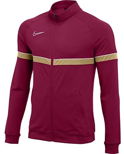 Nike Academy 21, Jacket Unisex Adulto, Rosso Bianco Oro Jersey, 13-15 anni