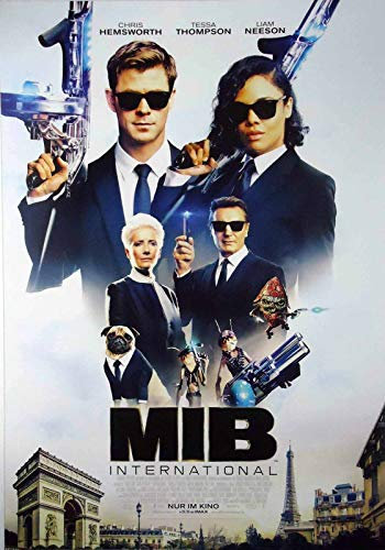 MIB International - Chris Hemsworth, Liam Neeson - Filmposter 37x53cm gerollt