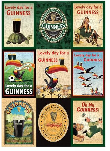 Guinness Puzzle officiel de 1000 pièces - 50 cm x 70 cm