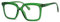 Eyekepper Hochwertigen Lesebrille - Übergroße Rechteckig Qualität Lesehilfe für Damen Grüne +2.50