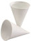 PAPSTAR Spitzbecher, Zuckerrohrpapier 100 ml Ø 7 cm, 9,5 cm Weiss 88617 Zuckerrohrbecher Kegelbecher Einwegtrinkbecher, 200 Stück