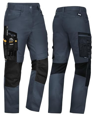 Uvex Echor - Pantalones de Trabajo para Hombre - Azul Oscuro - Talla 50