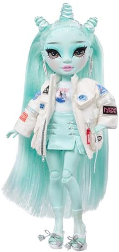 SHADOW HIGH Rainbow High Rainbow HIGH Zooey Electra - Hellgrüne Modepuppe mit modischem Outfit und mehr als 10 bunten Spielaccessoires - Ideal für Sammler und Kinder von 4-12 Jahren