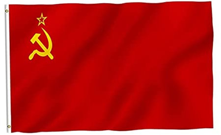 Urssr Bandiera Premium Poliestere Bandiera Giardino Bandiera Outdoor Ricamato Sovietica Unione Bandiera Unione Delle Repubblica Socialiste Sovietica Bandiere Nazionali 3 * 5ft