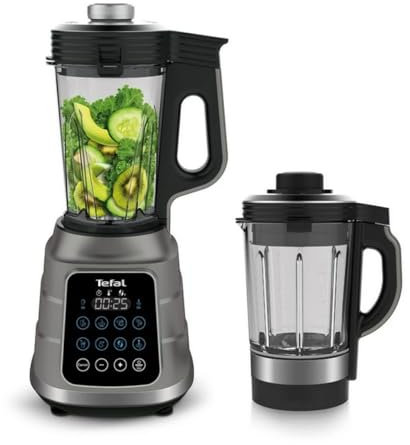 Tefal BL985A31 ULTRABLEND Boost VACUUUM, Standmixer, 1300W, schwarz-Silber