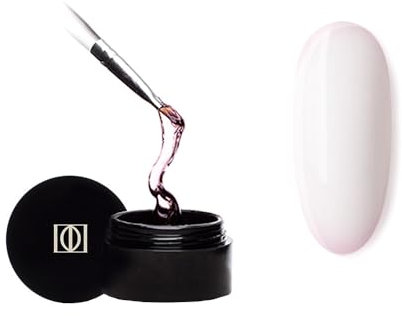 Didier Lab - Premium Aufbaugel für Gelnägel - Pink Glass - UV Gel zur Nagelverlängerung und Modellage - Gel Nägel - Acrylgel für Nägel - Farbgel für Gelnägel - Versiegelungsgel für Gelnägel - 15ml