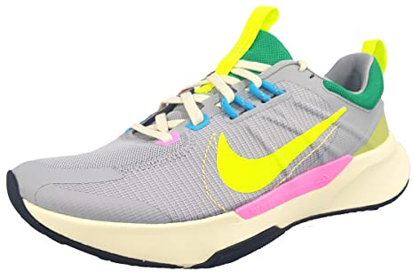 NIKE Men's Juniper Trail 2 Sneaker, Wolf Grey/Citron Pulse-Team Gold, 7 UK