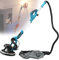 Ponceuse Girafe, Ponceuse Murale, 1800W 1000-2100rpm, 5 Vitesses Réglables, Manche Télescopique Pliable, Ø 230 mm Brosse Amovible, avec Lumière LED et Sac à Poussière,100sandpaper