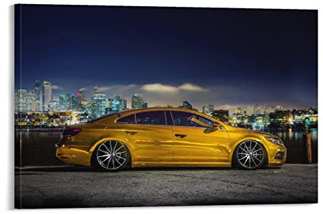 CC-Poster mit Sportwagen-Poster, dekoratives Gemälde, Leinwand, Wandposter und Kunstbild, modernes Familien-Schlafzimmer, 50 x 75 cm