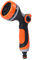 Manguera Pistola de riego de jardín, pistola de pulverización, manguera de jardín, boquilla de pulverización, 10 modos ajustables, manguera de agua antideslizante de alta presión, boquilla para lavado