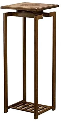 Blumenständer Pflanzenständer Blumentreppe Bambus-Blumentöpfe, Blumenständer, Vintage-Blumentopf, Für Drinnen Und Draußen, Dekorativ Blumenbank Pflanzenregal Blumenregal ( Blue : A , Size : 33*33*87cm