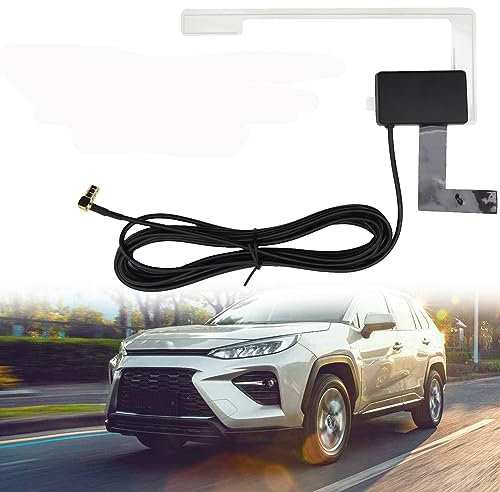 Auto KFZ DAB+ Autoantenne SMB Adapter DAB Digitales Autoradio Antenne Glashalterung Aktiv für Autoradio Kenwood Sony Grundig Pioneer JVC
