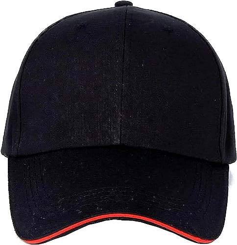 AMUCK EMF Strahlenschutzkappe, effektive Anti-Strahlungs-Kappe mit Löchern für Mann Frau Strahlenschutz Baseballkappe, Schwarz , 7 1/8