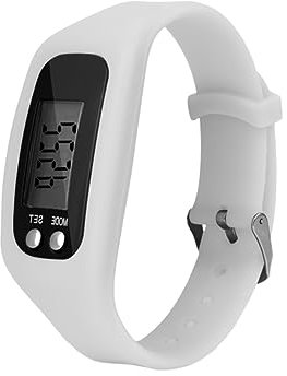 Toddmomy Schrittzähler Armbanduhr Schrittzähler Armband Betrachten Kalorien Monitor Uhr Weiß Geschenk Elektronisch Kind LED-Sportuhr