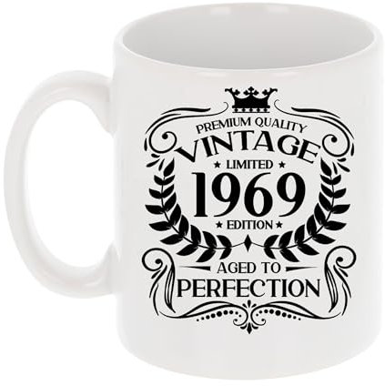 Always Looking Good Mug vintage 56e anniversaire pour homme 1969 Aged to Perfection Mug Cadeau pour les amateurs de café Tasse à thé pour les 56 ans Tasse à café humoristique Cadeau pour homme ou