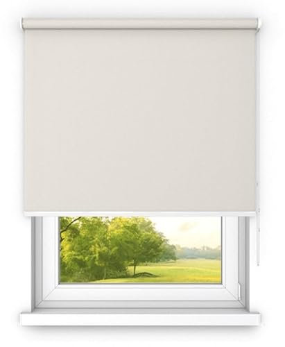 time4blinds Store Enrouleur Screen - Largeur (600-2600) Hauteur (600-3000) et Couleur Personnalisables - Idéal pour Le contrôle de la lumière la Protection Solaire - Installation et Entretien faciles
