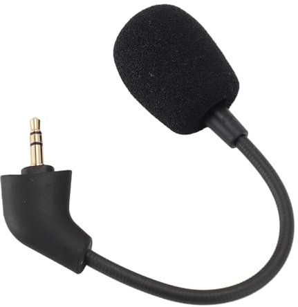Ersatz Game Mic Mikrofongalgen für Cloud/Cloud X/Cloud II Version 2 Kabelgebundenes Headset, 3,5 mm Mikrofon mit Geräuschunterdrückung und Schaumstoffabdeckung