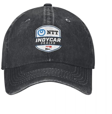 HEBUOUI Sonnenhut Männer IndyCar Auto Rennwagen Unisex-Stil Baseballkappe Distressed Gewaschene Mützen Hut Retro Outdoor-Aktivitäten Unstrukturiert Weiche Kopfbedeckung Papa Geburtstagsgeschenke