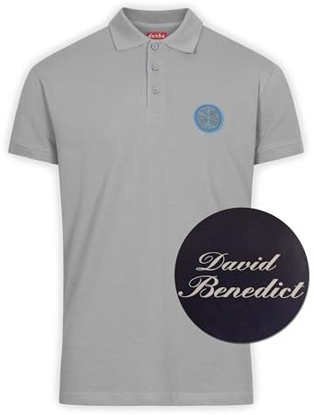DERBE Steinbeißer Sea Shepherd GOTS Organic Herren Polo Shirt Grey Melange Grau (DE/NL/SE/PL, Alphanumerisch, XL, Regular, Regular, Grau)