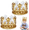 Tokaneit Aufblasbare Krone,Aufblasbare Geburtstagskrone,Queen's Crown Aufblasbar,Kostümzubehör Karneval,Accessoire für Prinzessin,Geburtstagskrone,Prinzessin Aufblasbare Krone 2 Stück