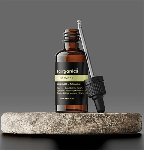 THE FACE OIL Gesichtsserum – Vegane Naturkosmetik – Bio Gesichtspflege – Anti Aging – Gegen Falten – Unisex Gesichtsöl Matt – Für normale+ trockene+ reife+ empfindliche Haut, Mischhaut – Gesicht Serum