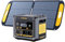 VTOMAN FlashSpeed 600 Centrale Elettrica Portatile con 110W pannello solare - 499Wh/600W(1200W Picco) LiFePO4 Power Station, Ricarica 80% in 1 Ora, Capacità Espandibile Generatore Solare per Campeggio