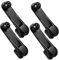 Artibetter Vent-mounted Phone Holder Extension Rod 360° Rotating Car Phone Mount Long Arm Durable Plastic for Secure Fit