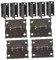 LAPYAPPE 10Pièces Charnières Vintage Antiques pour Boîtes Bois Charnières Décoratives pour Meubles Coffres et Bijoux